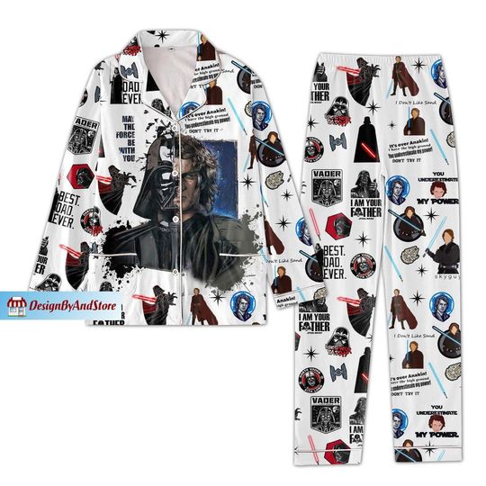 Darth Vader Star Wars Disney Pajamas Set, Movie Pajamas Set, Family Matching Pajamas Set