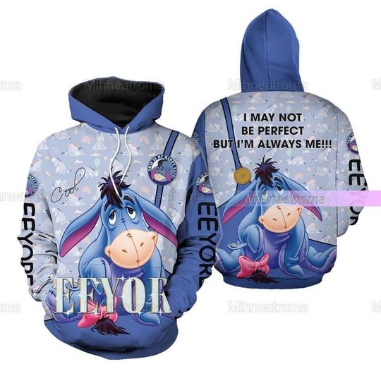 Disney Eeyore Hoodie, Winnie The Pooh Aesthetic Hoodie, Eeyore Shirt, Eeyore Trendy Hoodie