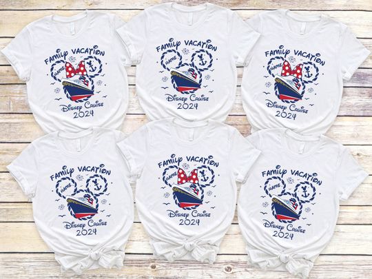 2024 Disney Cruise Shirts, Custom Disney Cruise Group Shirt