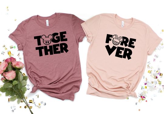 Together Forever Disney Shirt, Valentines Day Disney T-shirt
