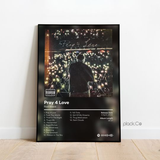Rod Wave - Pray 4 Love - Rod Wave Poster