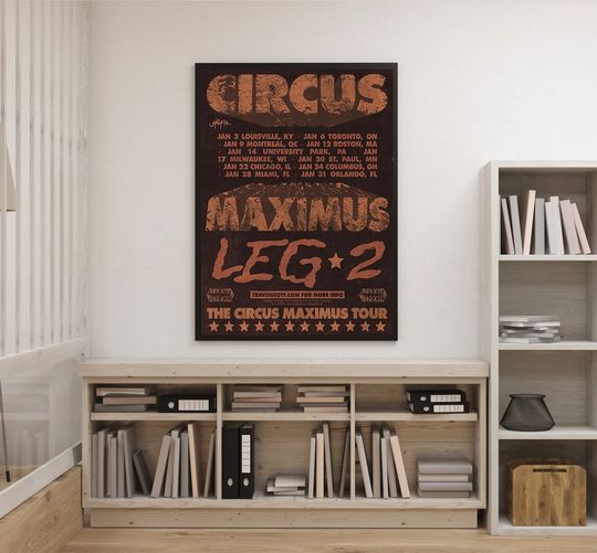 The Circus Maximus Tour 2024 Poster, 2024 Poster