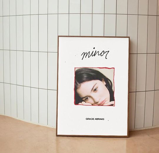 Gracie-Abrams Minor Album Unframe Poster Wall Decor Posters