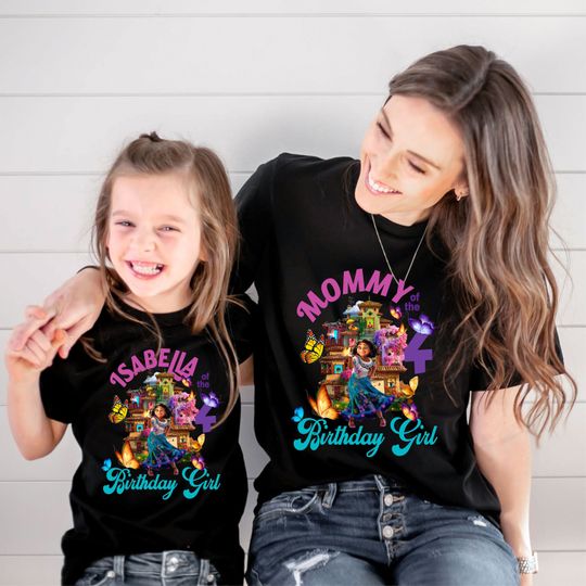 Disney Encanto Birthday Girl Shirts, Mickey Ears Encanto Birthday Shirt,  Mirabel Isabella Luisa Birthday Shirt
