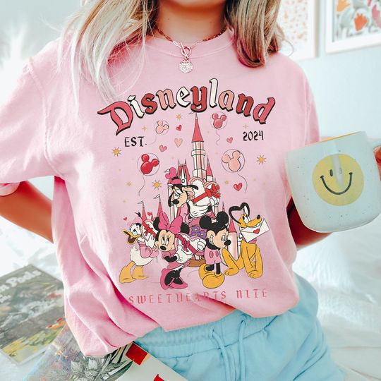 Mickey And Friends Disneyland After Dark Sweethearts Nite 2024 Shirt
