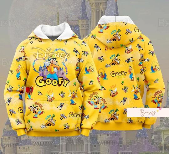 Disney Goofy Dog 3D Hoodie