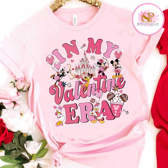 Disney Mickey and Friends In My Valentine Era Shirt