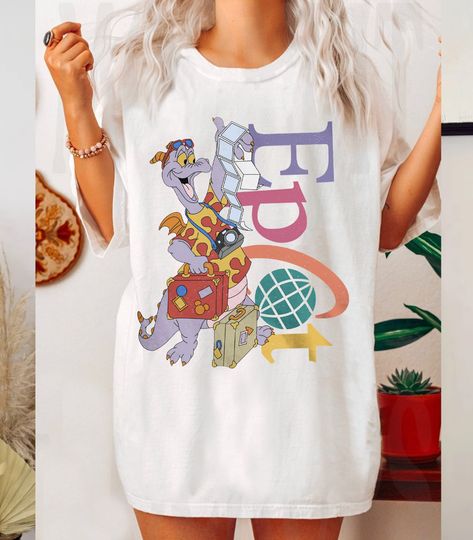 Retro Disney Figment Epcot  Shirt, Epcot Figment Shirt, Disney Family Shirts