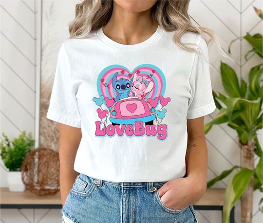 Stitch Valentine's Day Shirt, Disney Valentine's Day Shirt, Disney