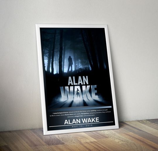 Discover Alan Wake Poster, Alan Wake Gaming Poster