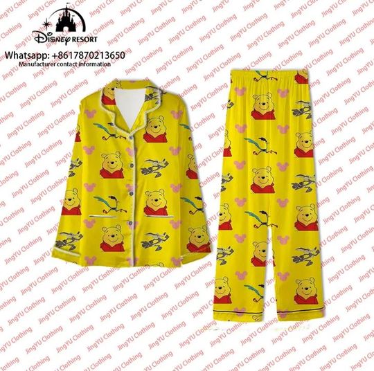 Winnie The Pooh Disney Pajamas Set, Family Matching Pajamas Set