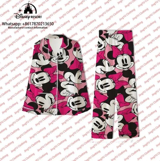 Minnie Mouse Disney Pajamas Set, Family Matching Pajamas Set
