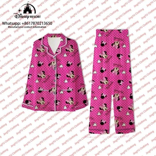 Minnie Mouse Disney Pajamas Set, Family Matching Pajamas Set