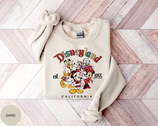 Discover Disneyland California Sweatshirt, Disneyland Mickey And Friends Shirt, Disneyland Est 1955