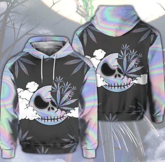 The Nightmare Before Christmas Jack Skellington Disney Hoodie, Disney 3D Hoodie