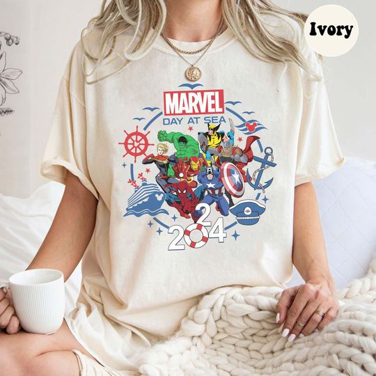Disney Cruise Line Marvel Day At Sea 2024 T-shirt, Disney Cruise 2024 T-Shirt