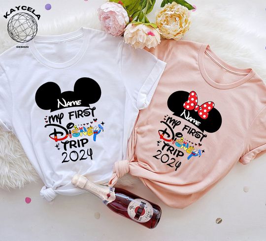 Custom My First Disney Trip 2024 Shirt, My First Disneyworld Trip 2024