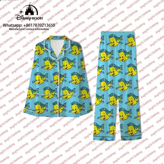 The Little Mermaid Nemo Disney Pajamas Set, Family Matching Pajamas Set