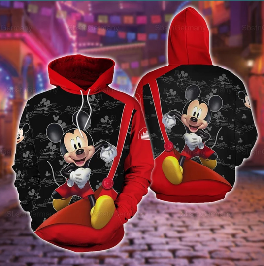 Disney Mickey 3D HOODIE Mother Day Hoodie