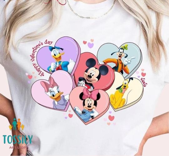 Sweethearts Nite Disney Mickey And Friends Valentines Shirt