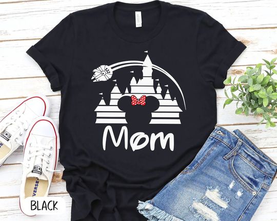 Mom Mouse Shirt, Minnie Mouse Mom Shirt, Disney Mouse Mom Shirt, Disney Shirt