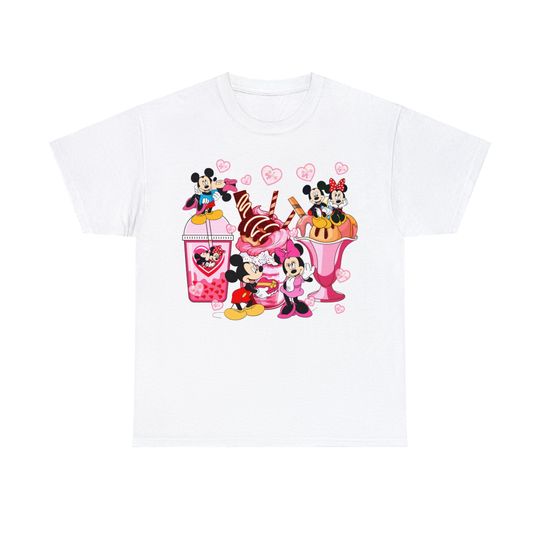 Disney Valentine's Day T-Shirt | Mickey and Friends Valentine's Day T-Shirt