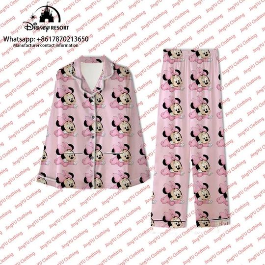 Baby Minnie Mouse Disney Pajamas Set, Family Matching Pajamas Set