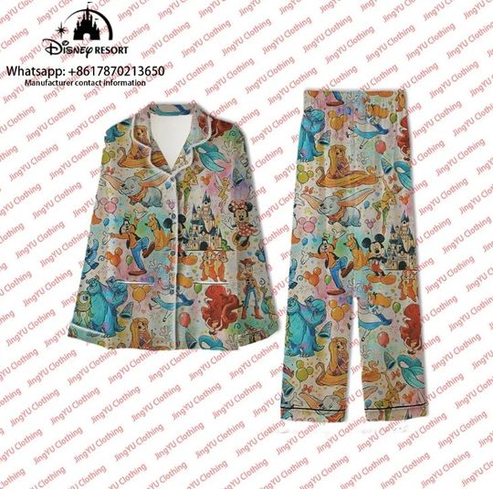 Mickey And Friends Disney Pajamas Set, Family Matching Pajamas Set