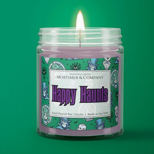 HAPPY HAUNTS | Disney Candle | The Haunted Mansion Madam Leota Hitchhiking Ghosts