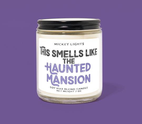 This Smells Like the Haunted Mansion | Disney Candle |  Classic Disney Inspired