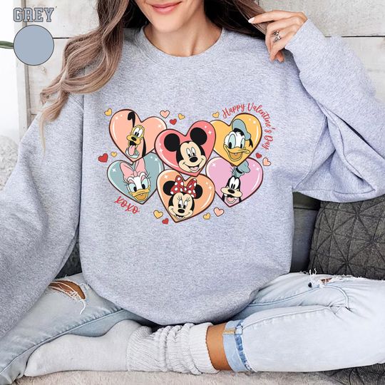 Mickey and Friends Disney Valentine Shirt, Disney Valentines Day Shirt