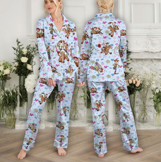 Disney Toy Story Pajamas Set, Disney Couple Pajamas Set