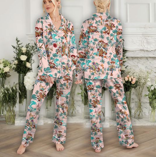 Valentine's Day Toy Story Pajamas, Disney Valentines Day Pajamas Set