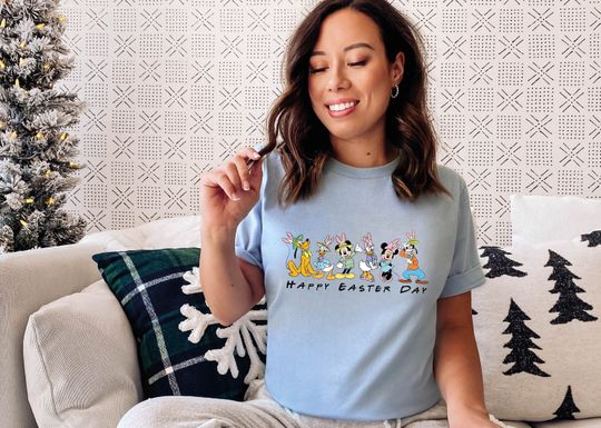 Happy Easter Disney Characters Shirt, Disney Easter Day Shirt, Gift For Easter Day