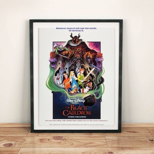 Discover The Black Cauldron Movie Walt Disney Poster