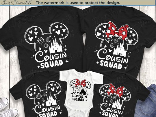 Disneyland Cousin Squad Shirts, Cousin Shirts, Disney Family Shirts, Cousin Crew Shirts, Cousin Squad Shirts