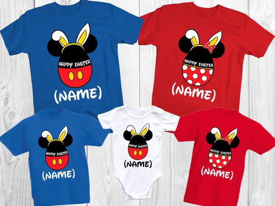Easter Family shirts Happy Easter, Disney Easter 2022, Matching tshirts, matching vacation shirts