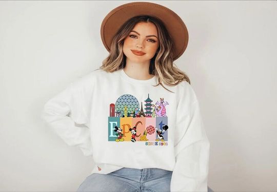 Epcot Sweatshirt, World Traveler Sweatshirt, Epcot since 1982, Disney Trip sweatshirt