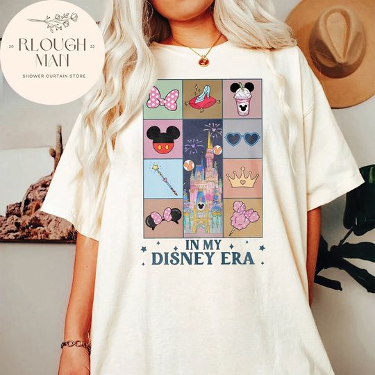 Discover Vintage Disneyland Mickey In My Era Shirt, Retro Disneyland Castle Shirt