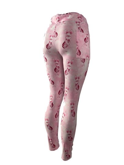 Piglet from Winnie The Pooh Pink! Leggings