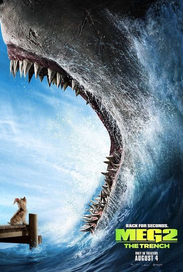 Meg 2: The Trench 2023 Movie Poster Canvas