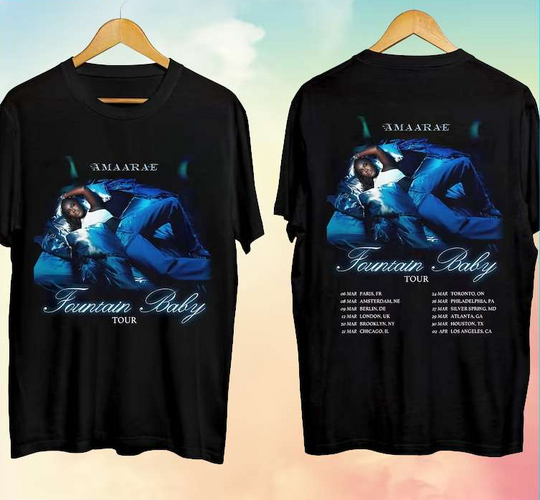 Amaarae Fountain Baby Tour 2024 T-Shirt