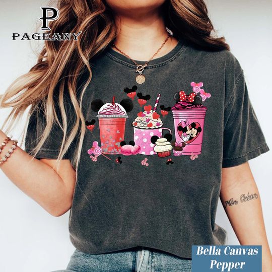 Coffee Love Mickey Disney Valentines Day Shirt