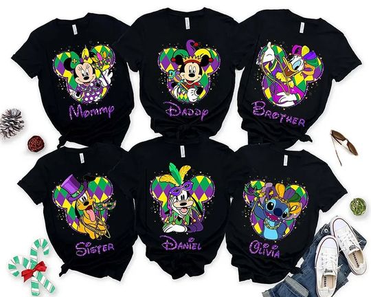Personalized Disney Mardi Gras 2024 shirt, Disney Mardi Gras shirts