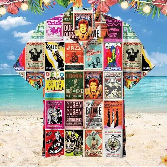 Discover Duran Duran Love Halloween Hawaiian Shirt