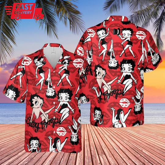 Betty Boop Hawaii Shirt, Betty Boop Hawaiian