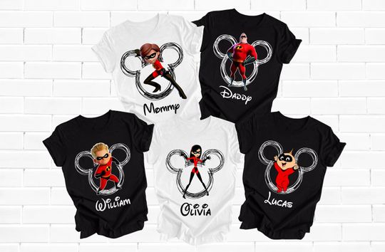 The Incredibles Disney Family Matching Shirt