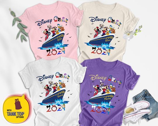 Custom Disney Cruise Shirt, Disney Cruise 2024 Shirt, Family Matching