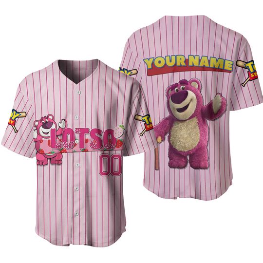 Lotso Pink Jersey, Custom Disney Jersey
