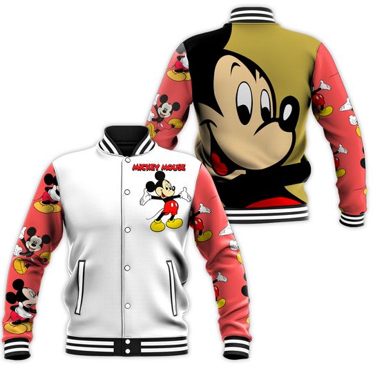 Mickey Mouse Disney Baseball Jacket